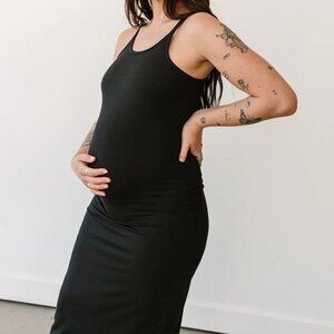 Storq Everlasting Midi Tank Dress for Pregnancy/Postpartum/Anytime